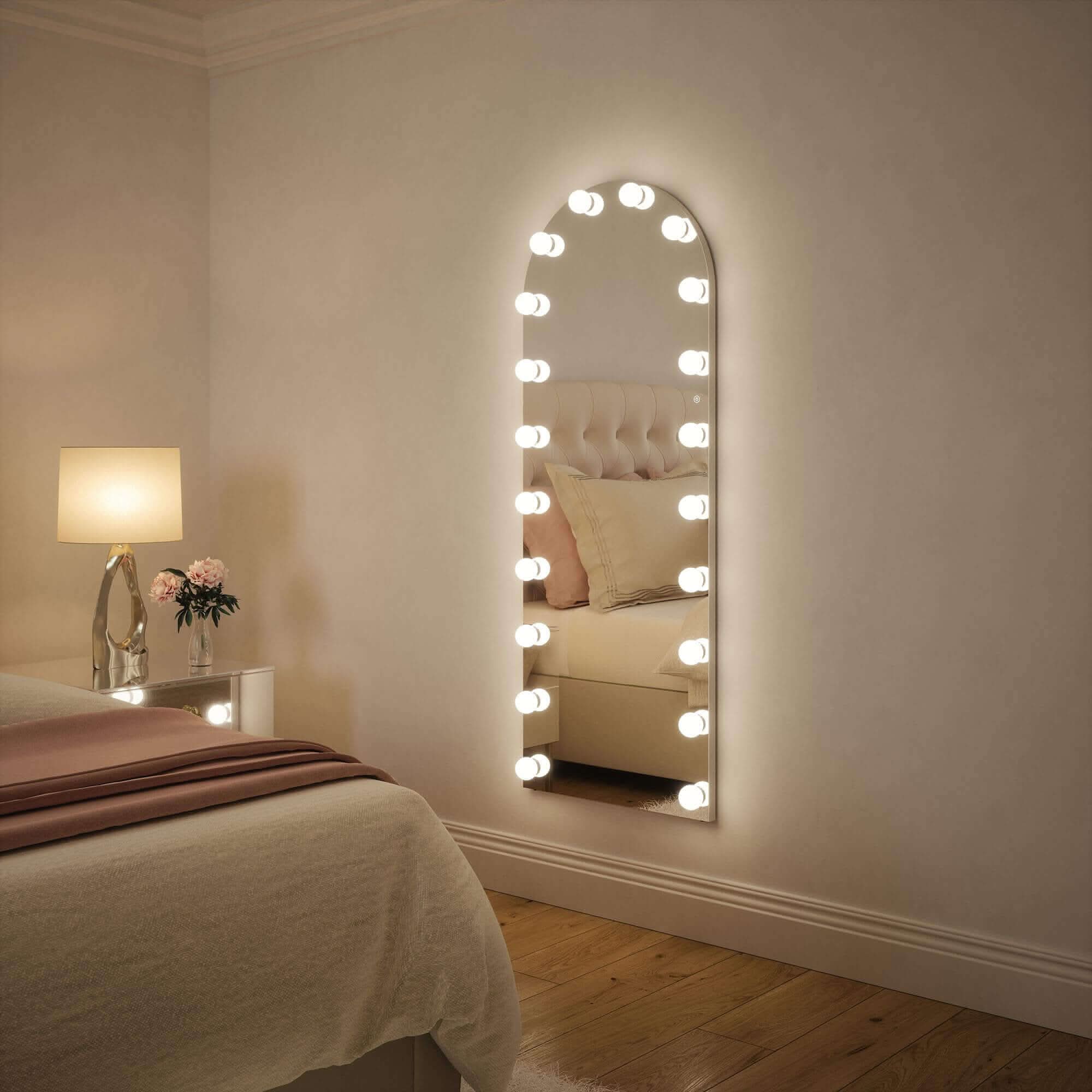 Angelina Full Length Arch Hollywood Mirror 160 x 60cm - Image 6