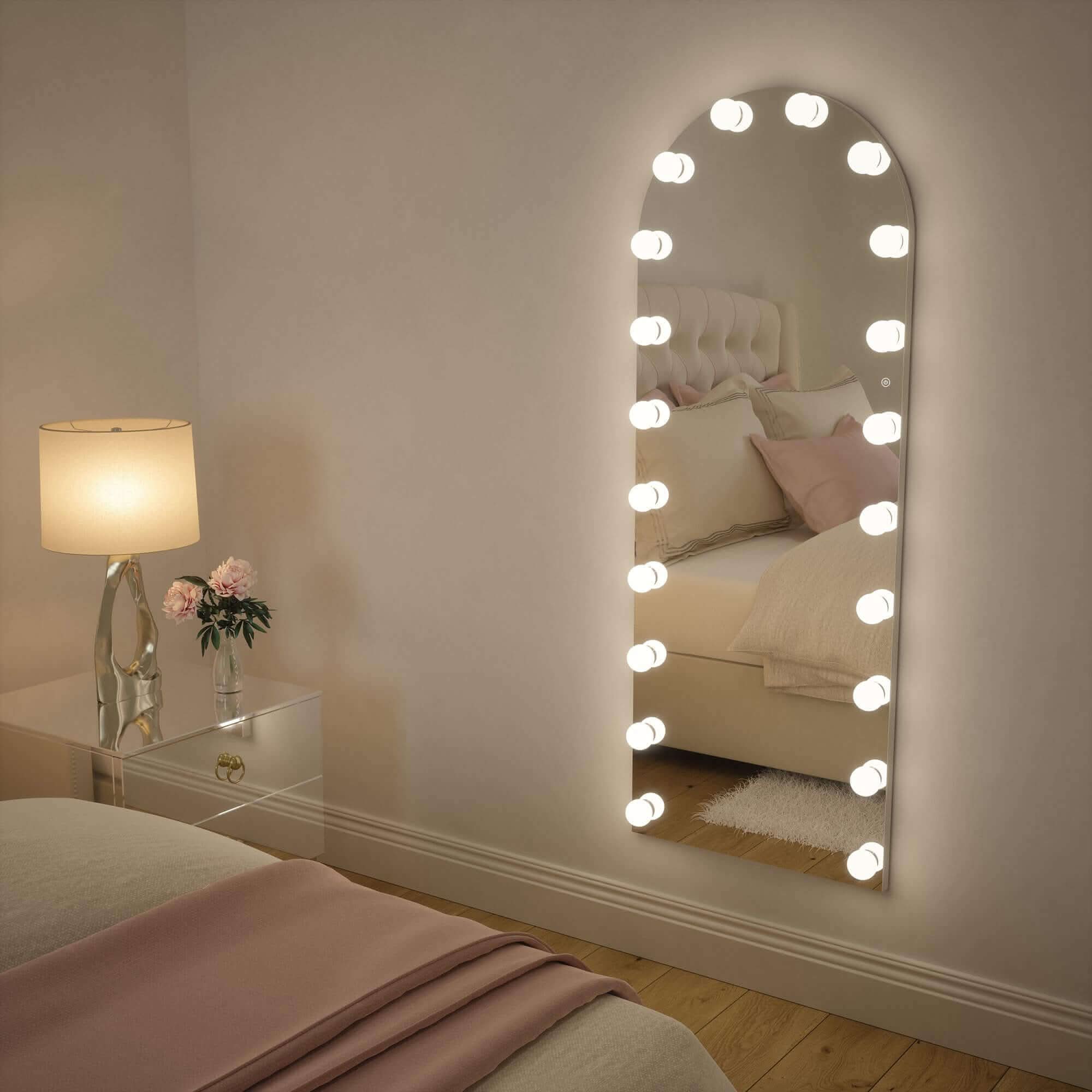 Angelina Full Length Arch Hollywood Mirror 160 x 60cm - Image 7