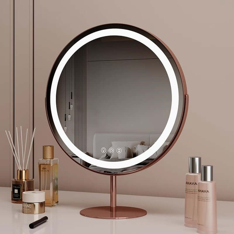 Celeste LED Vanity Mirror Rose Gold - Image 3