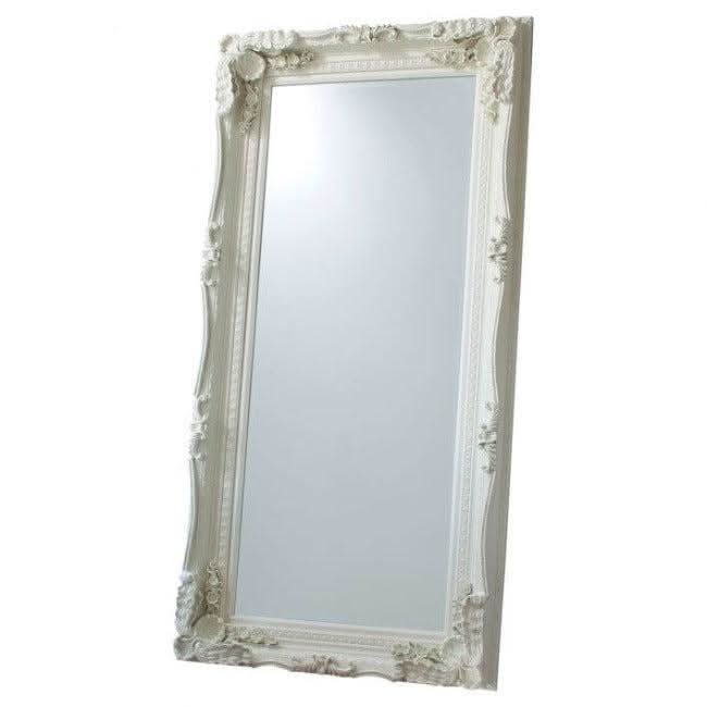 Charles Leaner Mirror in Cream  176cm x 90cm - Image 4