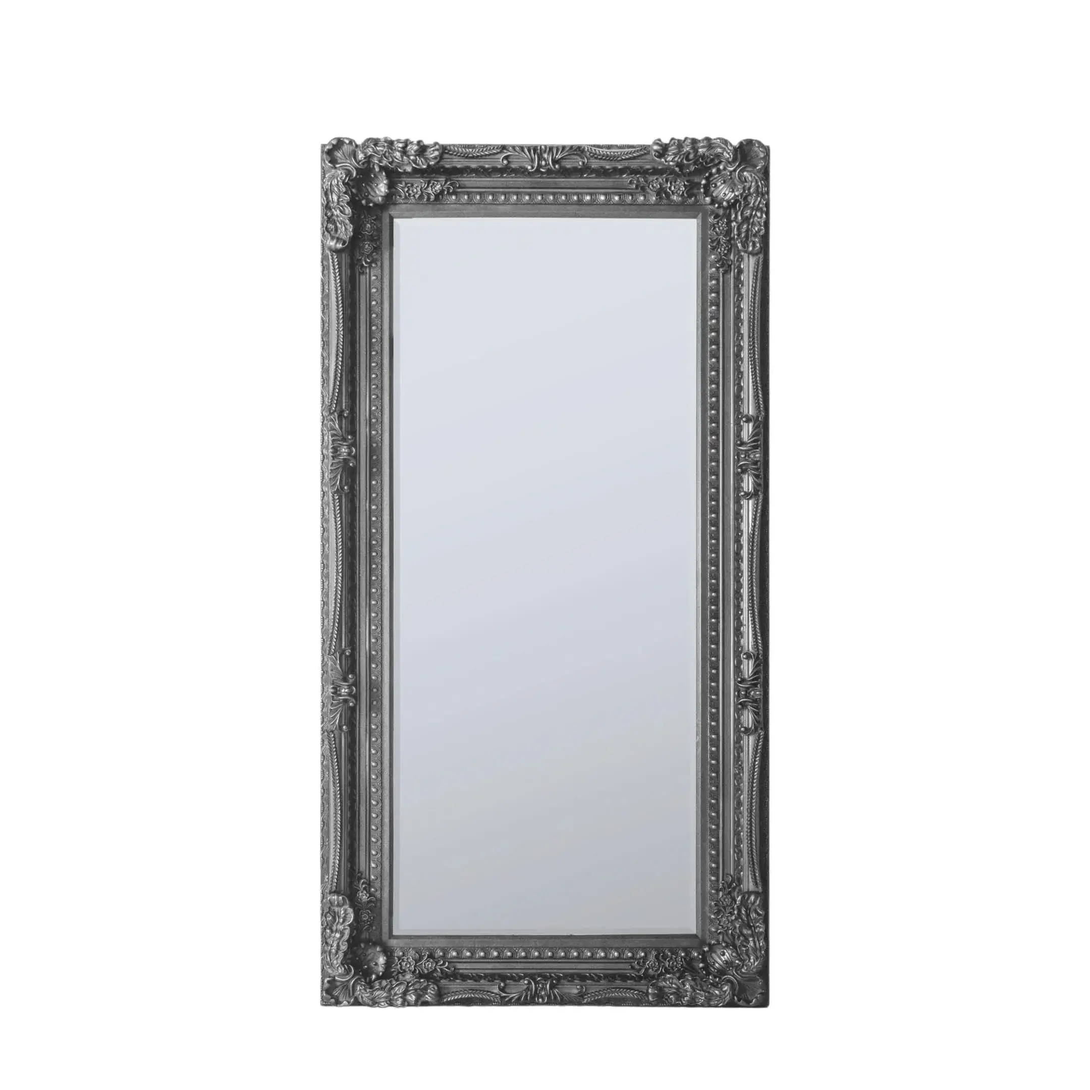 Charles Leaner Mirror in Silver 176cm x 90cm - Image 5