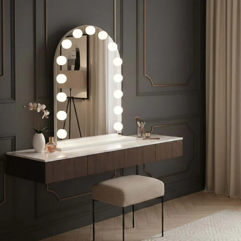 Charlize Arch Hollywood Mirror 80 x 60cm - Image 22