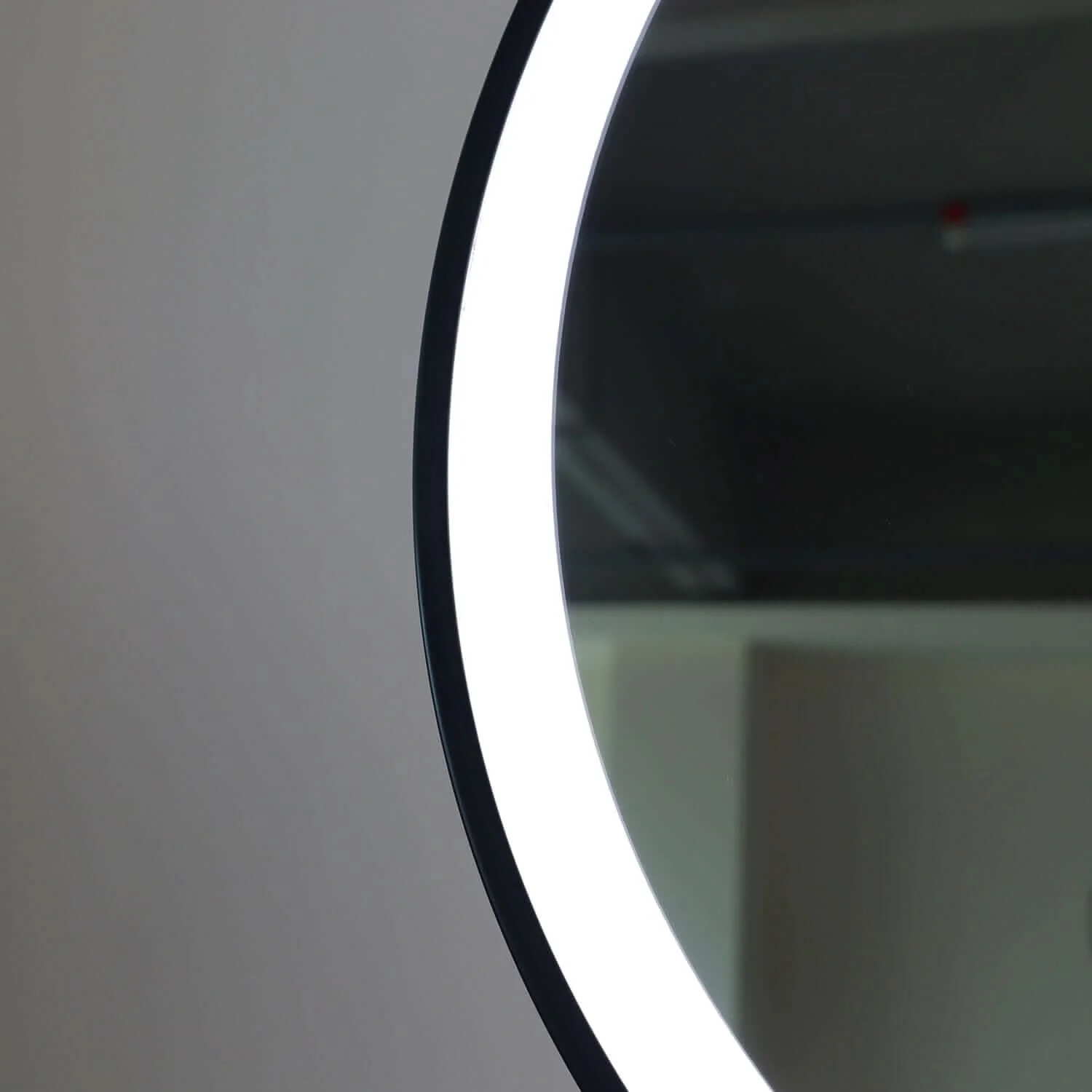 Grace Round Hollywood Mirror Black 60x67cm - Image 12