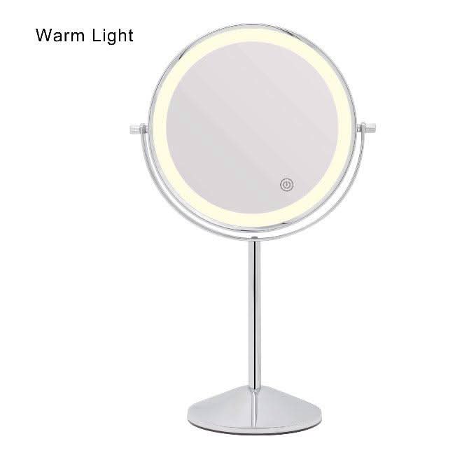 Illuminated Round Cosmetic Mirror Rechargeable Diameter 20cm - Image 6