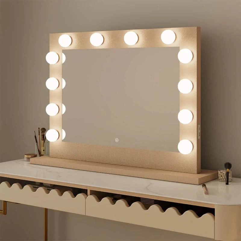 Jolie Gold Hollywood Mirror 80 x 60cm - Image 12