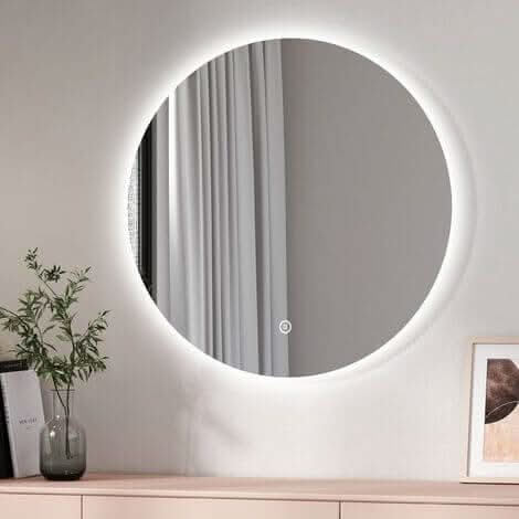 Ava Round Wall Mounted Mirror 80cm - Image 17