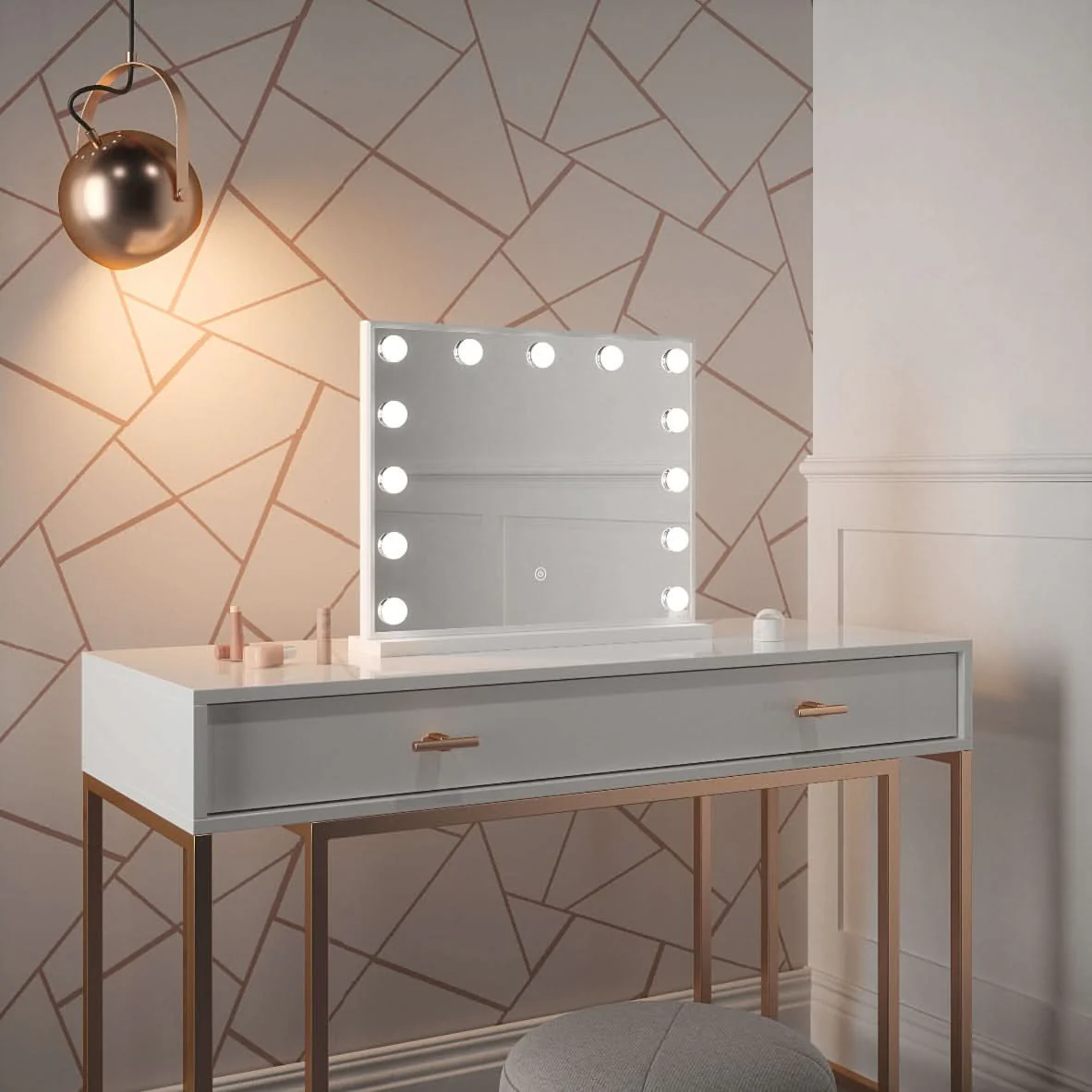 Margot Small Hollywood Mirror 50x42cm - Image 13