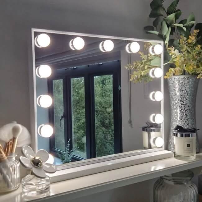 Margot Small Hollywood Mirror 50x42cm - Image 6