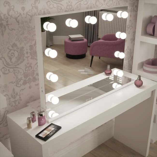 Houston Bluetooth Hollywood Mirror 80x60cm - Image 17