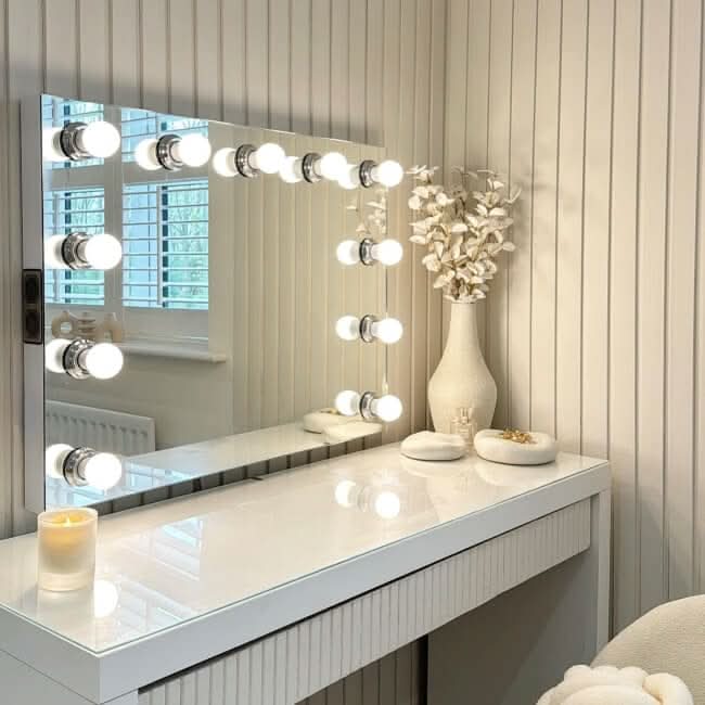 Houston Bluetooth Hollywood Mirror 80x60cm - Image 7