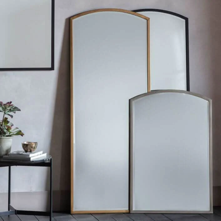 Moira Antique Gold Arch Mirror 150cm x 60cm - Image 4