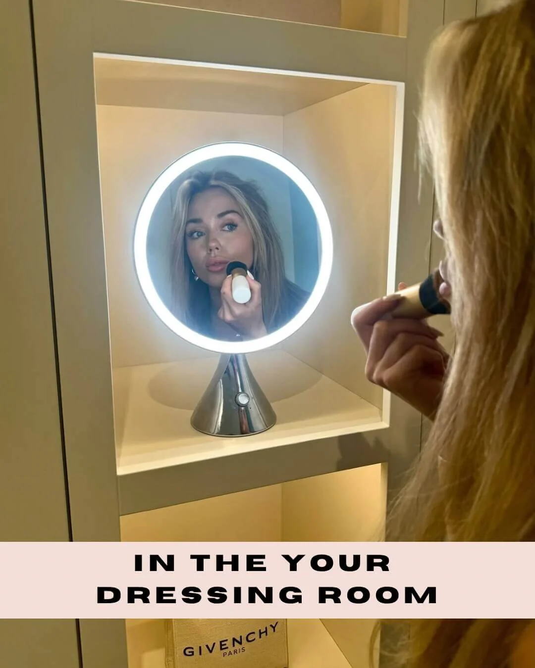 LumiGlam Pro Cosmetic Vanity Mirror in Chrome - Image 14