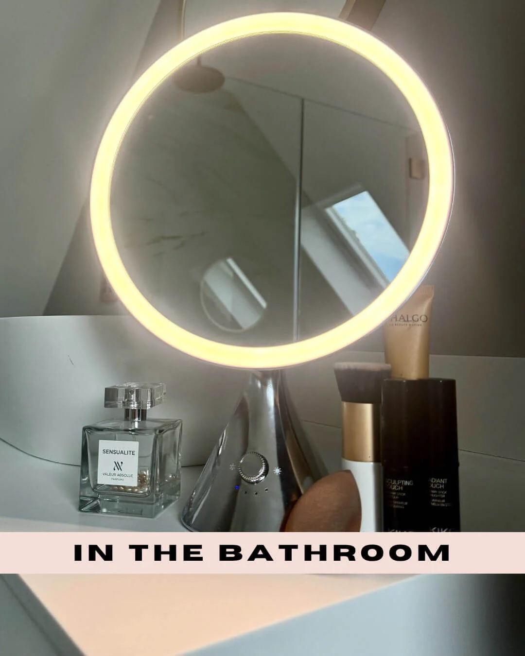 LumiGlam Pro Cosmetic Vanity Mirror in Chrome - Image 16
