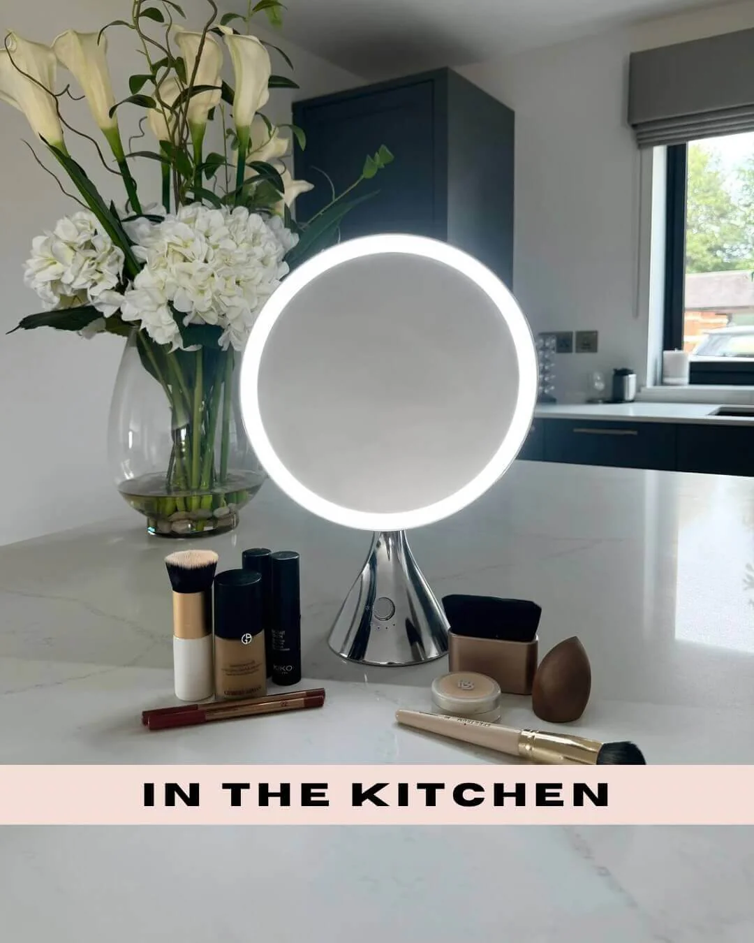 LumiGlam Pro Cosmetic Vanity Mirror in Chrome - Image 17