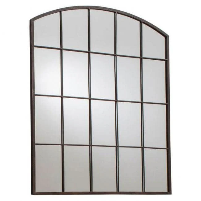 Rustic Metal Rockford Window Mirror - Image 3