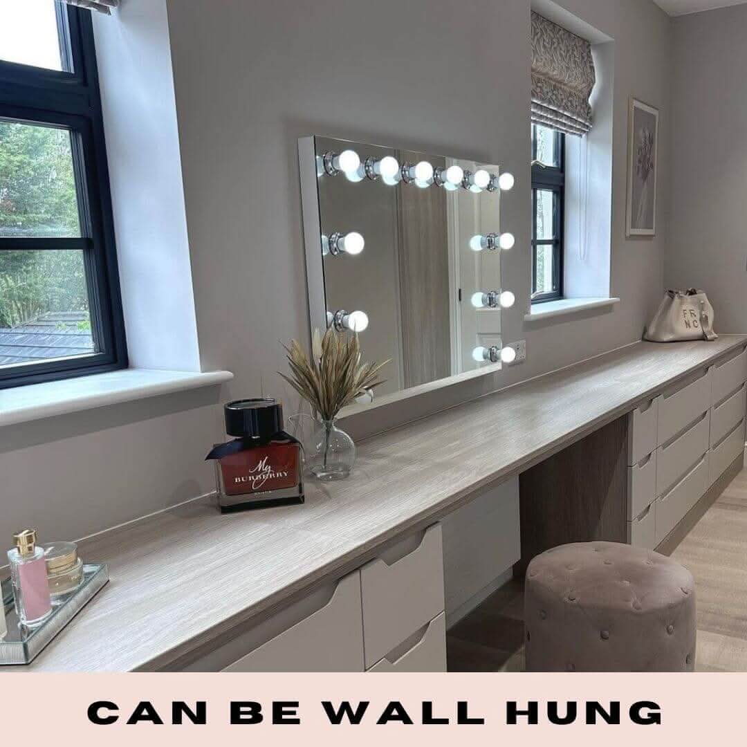 Scarlett Large Hollywood Mirror 100x70cm - Image 10