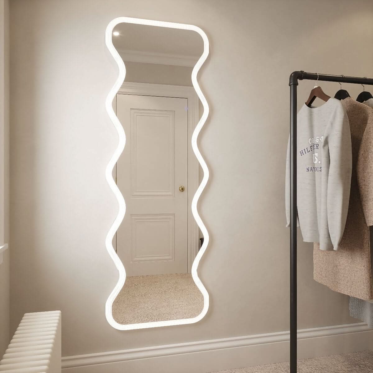 Lana Wavy Full Length Mirror 160 x 50cm - Image 3